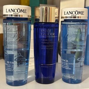 2 pcs new make up remover Lancôme and Estée Lauder makeup remover